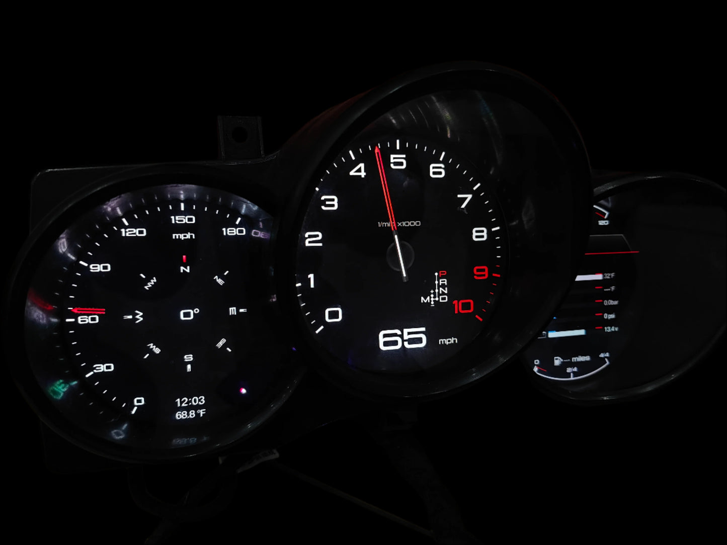 Digital Instrument Cluster for Porsche Boxster & Cayman 981 & 718 generation (2014-2025)