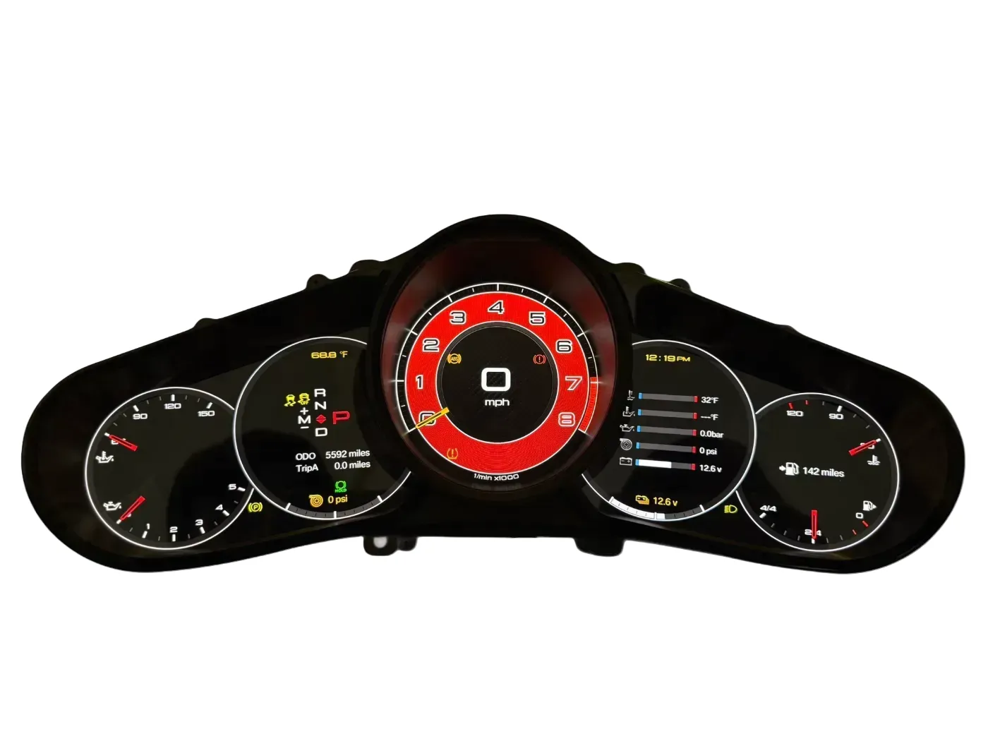 Digital Instrument Cluster for Porsche 911 991 generation (2012-2019)