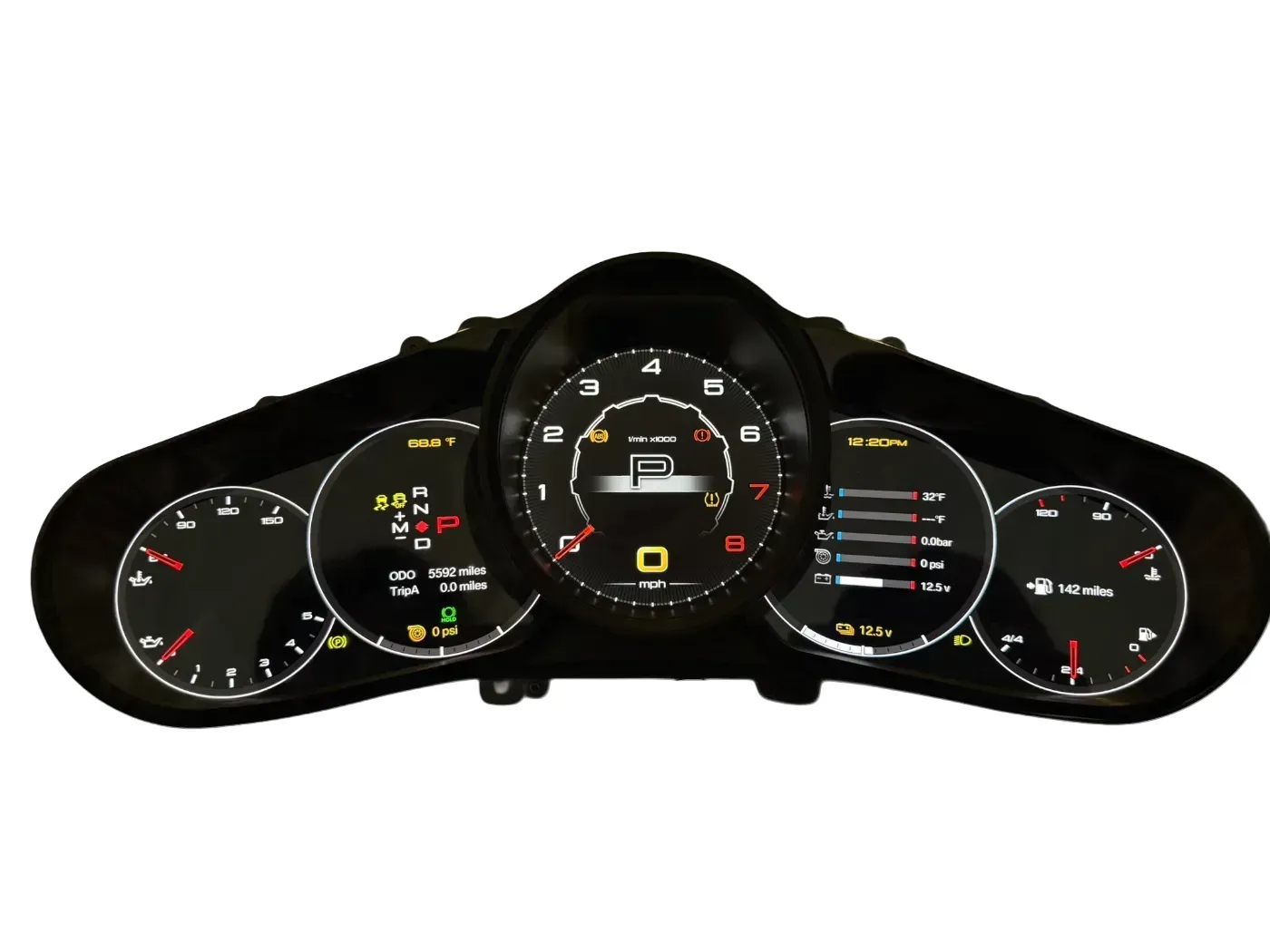 Digital Instrument Cluster for Porsche 911 991 generation (2012-2019)