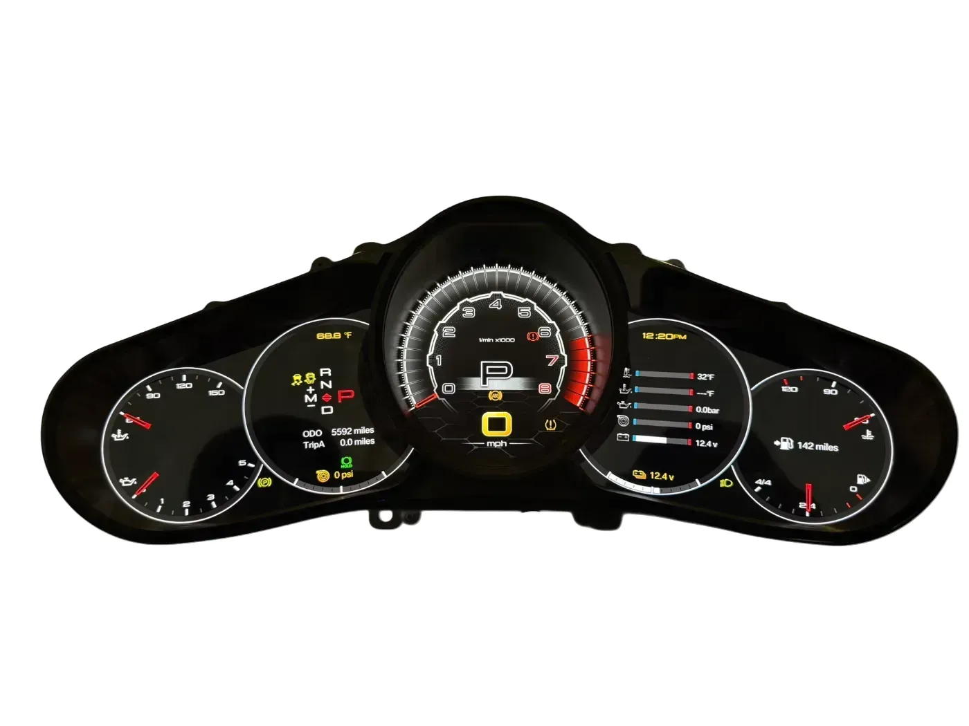 Digital Instrument Cluster for Porsche 911 991 generation (2012-2019)
