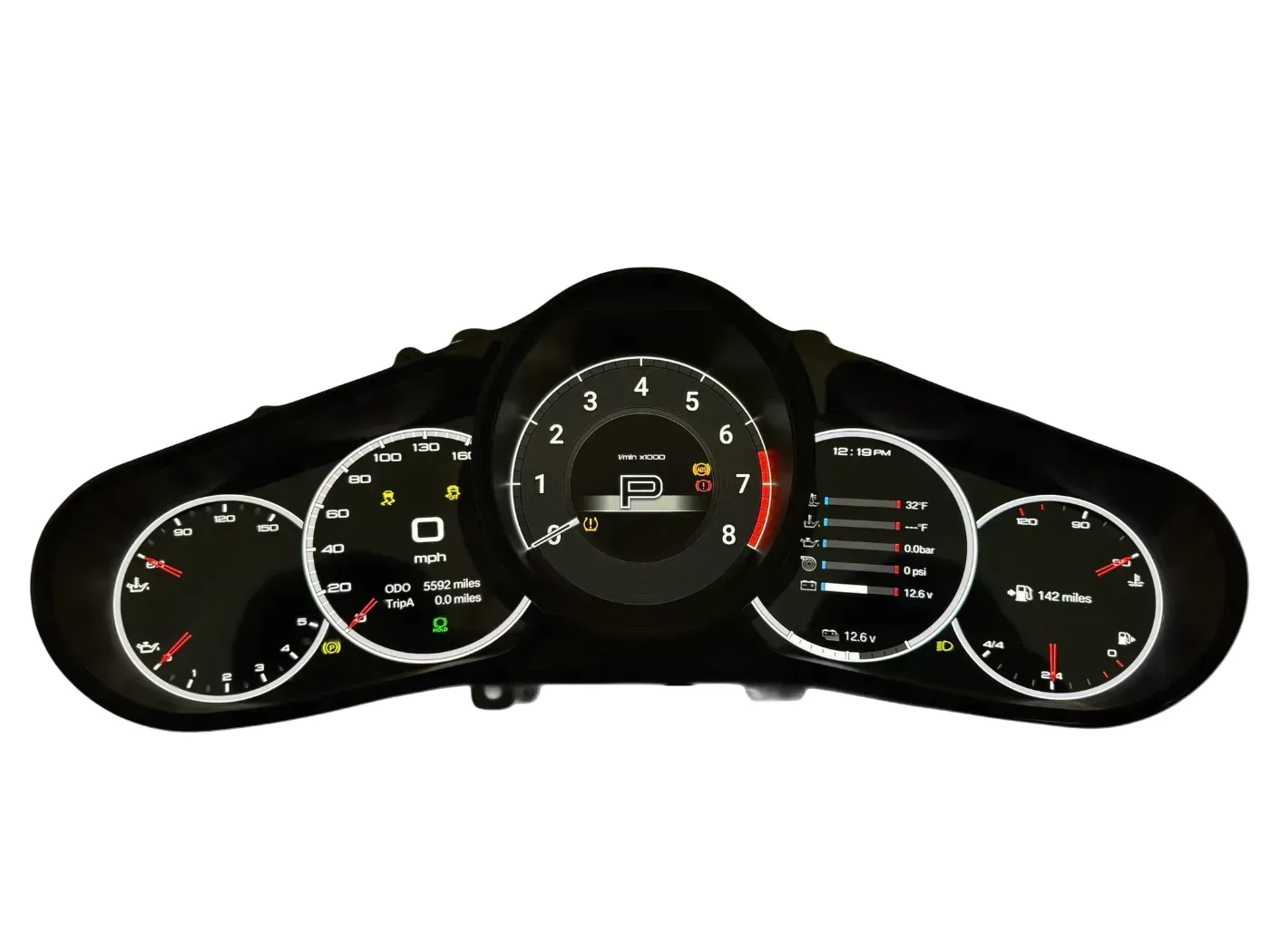 Digital Instrument Cluster for Porsche Panamera 970 generation (2009-2016)