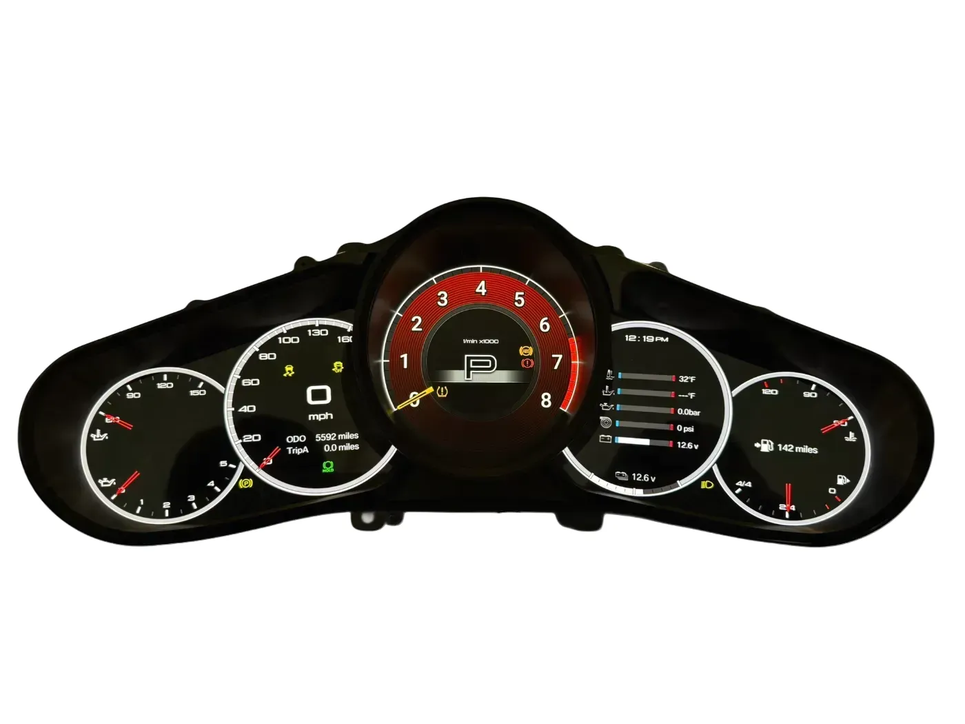 Digital Instrument Cluster for Porsche Panamera 970 generation (2009-2016)