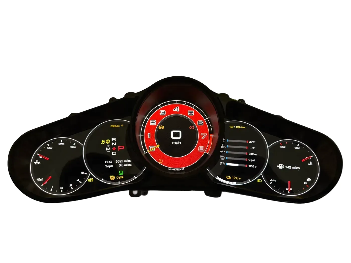 Digital Instrument Cluster for Porsche Panamera 970 generation (2009-2016)