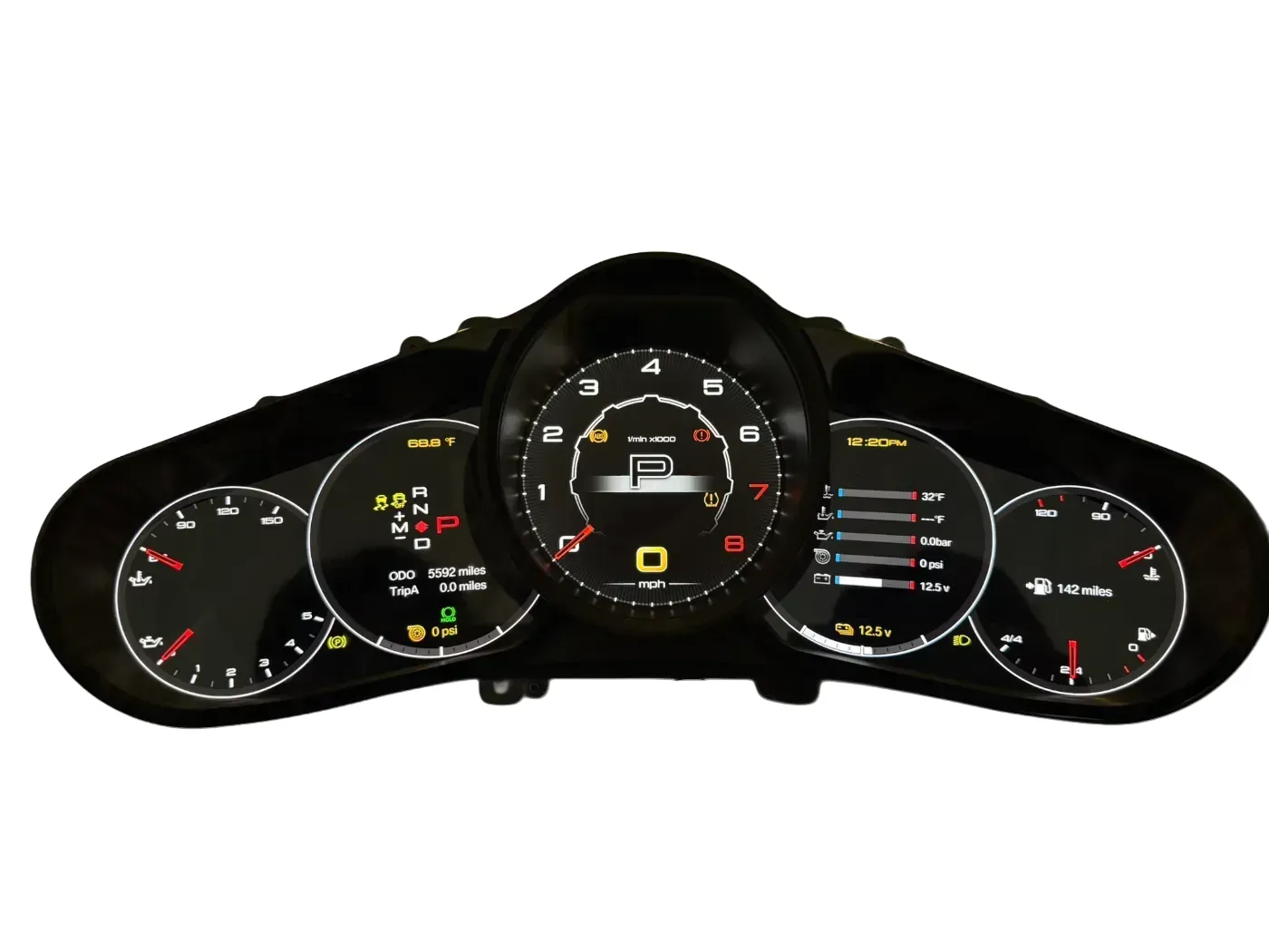 Digital Instrument Cluster for Porsche Panamera 970 generation (2009-2016)