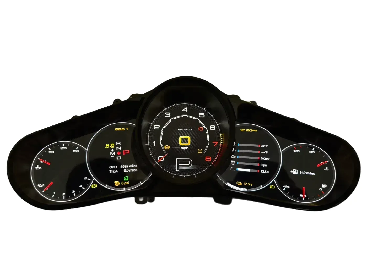 Digital Instrument Cluster for Porsche Panamera 970 generation (2009-2016)