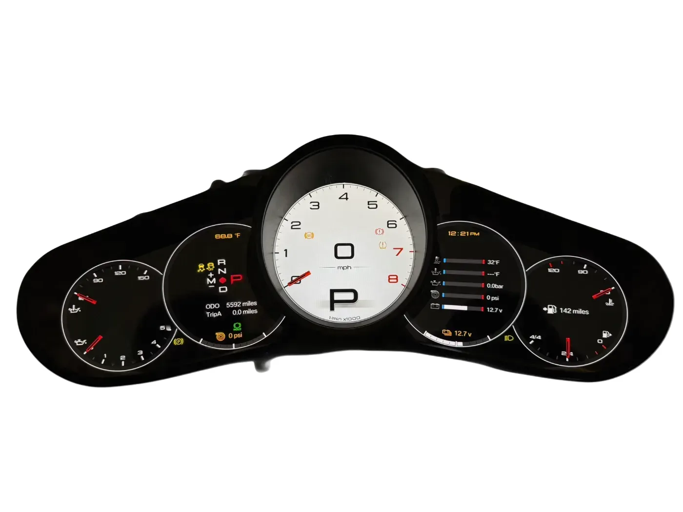 Digital Instrument Cluster for Porsche Panamera 970 generation (2009-2016)