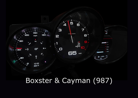 Digital Instrument Cluster for Porsche Boxster & Cayman 987 generation (2005-2012)