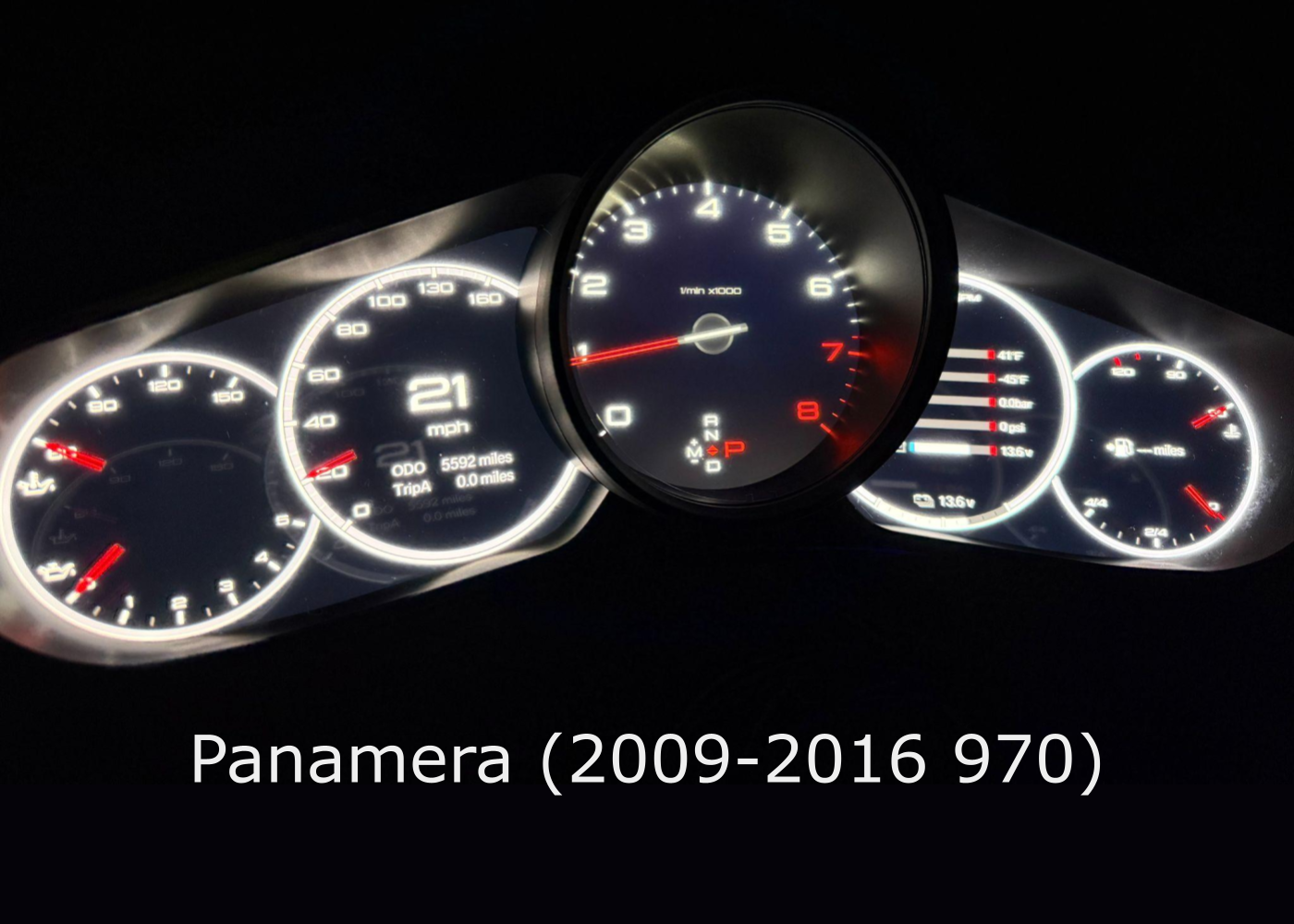 Digital Instrument Cluster for Porsche Panamera 970 generation (2009-2016)